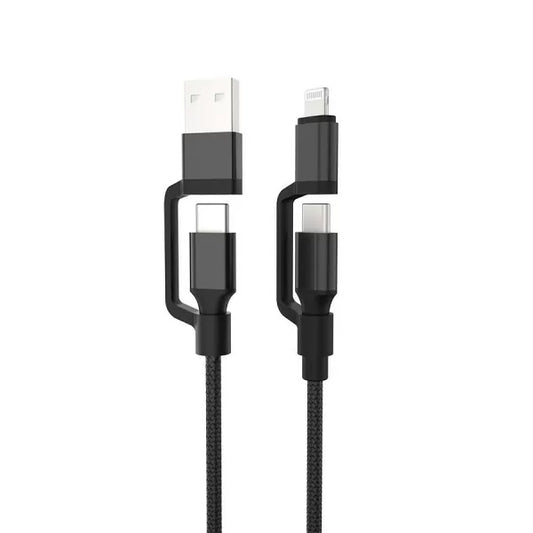 Cablu De Date Cellara Textil 4 In 1 60W
